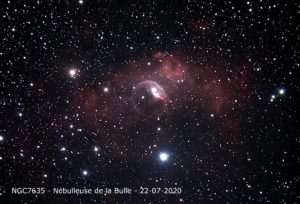 NGC 7635 nébuleuse de la Bulle